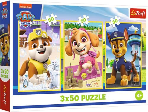 Trefl 3x50, Our dogs, Viacom PAW Patroll FSC Mix 70%, 50 stuk(s), Stripfiguren, 4 jaar
