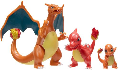 Pokémon Evolution Multi Set - Charmander, Charmeleon en Charizard