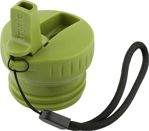 Trixie Dop met Drinktuit - Mr. Dino - Voor op Trixie RVS Waterfles - Lekvrij - Groen