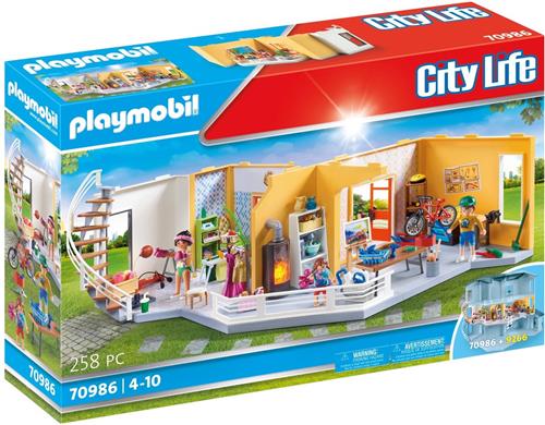 PLAYMOBIL City Life Woonhuis Verdiepinguitbreiding - 70986