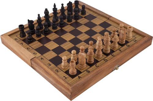 Schaak/backgammon - Opklapbaar - Large - Longfield