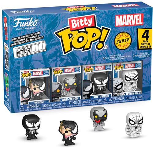 Funko Bitty Pop! - Spider-man - Venom / Anti-Venom / She-Venom / Random Chase