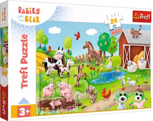 Trefl 14372, 24 stuk(s), Stripfiguren, 3 jaar