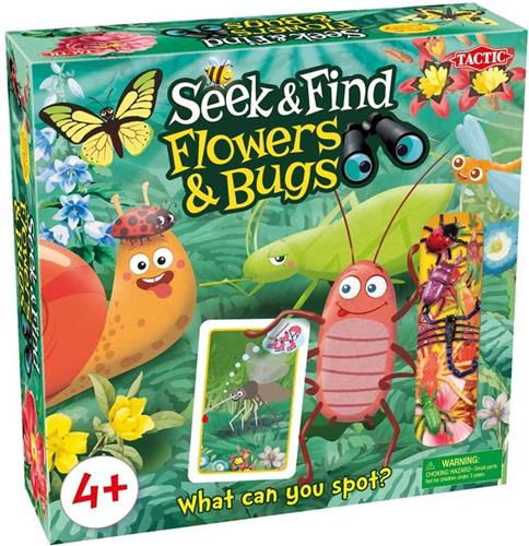 TACTIC - SEEK & FIND: FLOWERS AND BUGS.