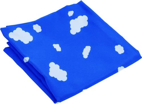 vidaXL Schommelzitjes 2 st met klimstenen polyetheen blauw