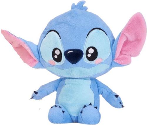 Stitch Super Soft Knuffel Disney Junior 30 cm Pluche Chibi Blauw - Speelgoed Pluche Lilo & Stitch - Stitch Angel Leroy Scrump Plush