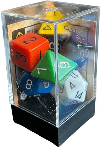 Chessex 7-Die set Opaque - GM & Beginner