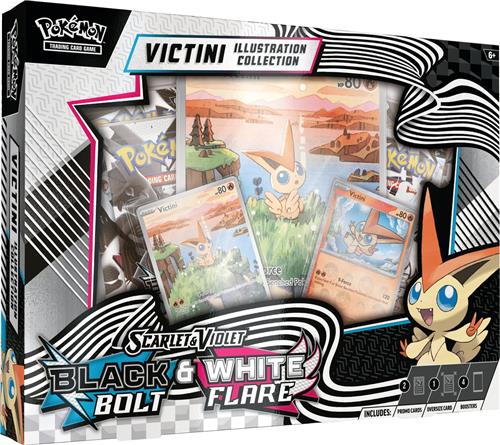 Pokémon Scarlet & Violet - SV10.5 Black Bolt & White Flare Illustration Collection Victini