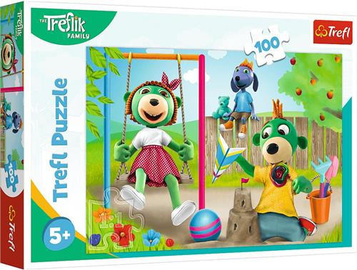 Treflik familiepuzzel 100 stukjes. Grappige Trefliki