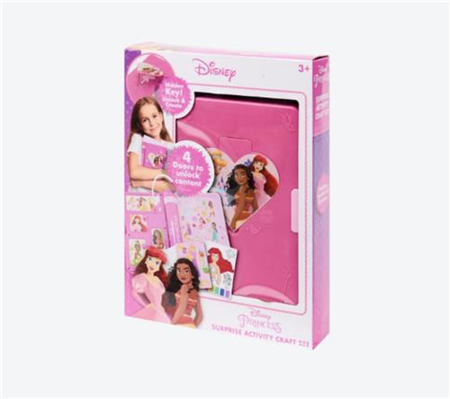 Prinsessen Activiteiten Boek - 4 Deuren Te Openen - Luxe Pakket - Hoge Kwaliteit - Disney Suprise Knutselset - Prinsessen - Cadeau - Handig Om Mee Te Nemen - Vakantie