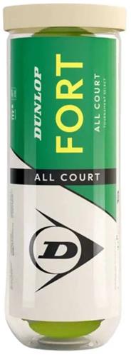 Dunlop Fort All Court Tennis Balls - - Tube of 4.