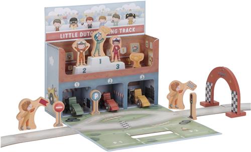 Little Dutch Speelkoffer Racebaan - Hout