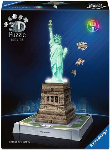 Ravensburger Iconics: Statue of Liberty - with light - 3D Puzzel