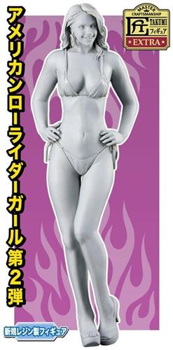 Hasegawa Modelbouwpakket Militaire voertuigen - 52351 12-Real Figurencollectie Nr. 27 - Amerikaanse Lowrider Dame - Figuur Plastic - 1:12