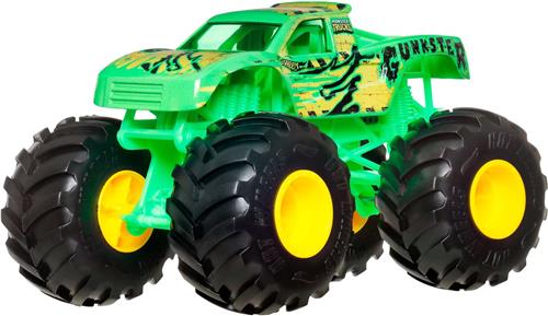 Hot Wheels Monster Trucks Oversized GUNKSTER Vehicle, Monstertruck, 3 jaar, Metaal, Kunststof, Meerkleurig
