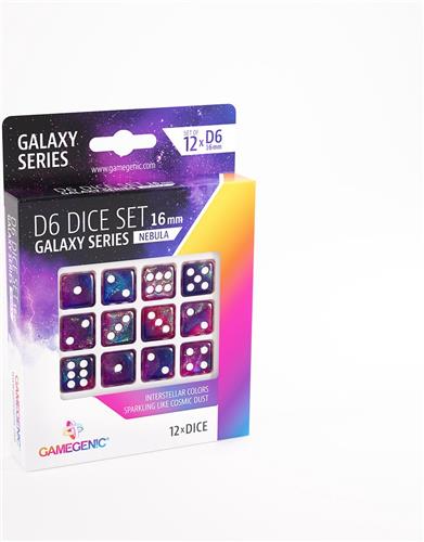 Gamegenic D6 Dice Set 12pcs Galaxy Series: Nebula