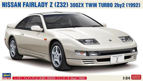Hasegawa Modelbouwpakket Auto - 20748 Nissan Fairlady Z (Z32) 300ZX Twin Turbo 2by2 1992 - Sportauto Plastic - 1:24