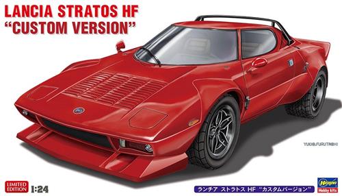 Hasegawa Modelbouwpakket Auto - 20750 Lancia Stratos HF - Custom Versie - Sportauto Plastic - 1:24