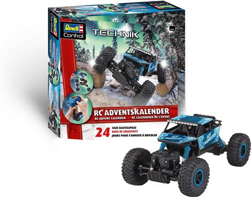 Revell Modelbouwpakket Militaire voertuigen - 01061 RC Technik Crawler 2025 - Adventskalender RC Plastic - 1:18