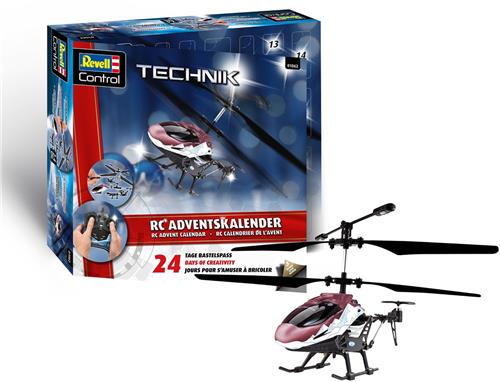 Revell Modelbouwpakket - 01062 RC Technik Helikopter 2025 - Adventskalender RC Plastic - Revell