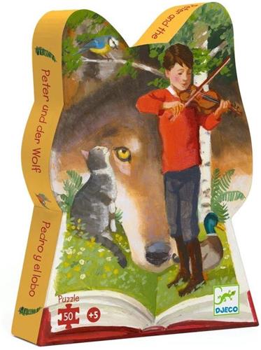 Djeco silhouetpuzzels Peter and the Wolf