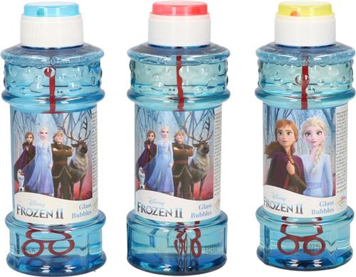 3x Disney Frozen 2 bellenblaas flesjes met spelletje 300 ml voor kinderen - Uitdeelspeelgoed - Grabbelton speelgoed