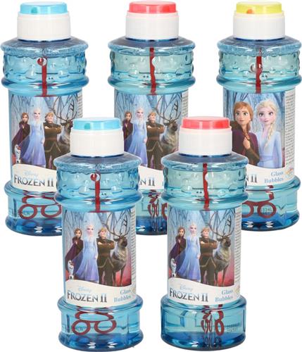6x Disney Frozen 2 bellenblaas flesjes met spelletje 300 ml voor kinderen - Uitdeelspeelgoed - Grabbelton speelgoed