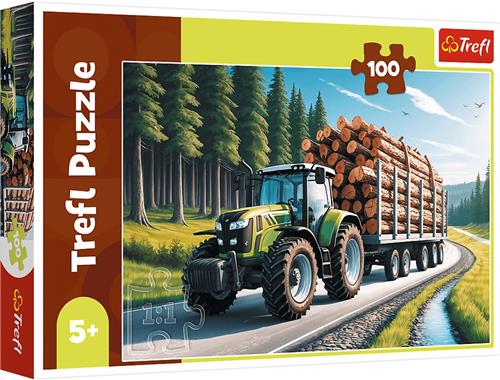 Trefl 16493, 100 stuk(s), Voertuigen, 5 jaar