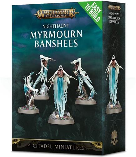 Warhammer Age of Sigmar Nighthaunt Easy to Build Myrmourn Banshees