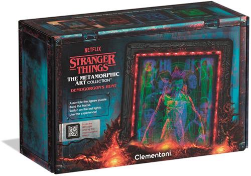 Clementoni - Puzzel - Stranger Things - Morphing Collection - Eleven - Puzzel met RGB verlichting en morphing effect - 520 stukjes