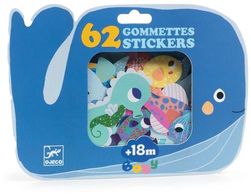 Grote Stickers 'Zeedieren'