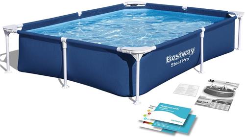 Bestway Steel Pro Zwembad - 221x150x43 cm