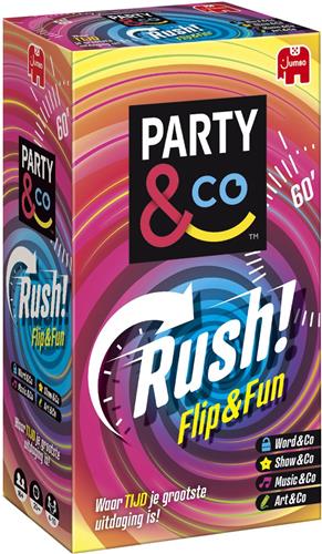 Party & Co. - Rush - Partyspel voor volwassenen - Vanaf 14 jaar - Partygame - Bordspel voor grote groepen