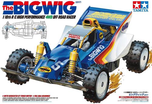Tamiya Modelbouwpakket Militaire voertuigen - 47330 RC Buggy - The Bigwig 4WD Off-Road - 2017 RC Plastic - 1:10