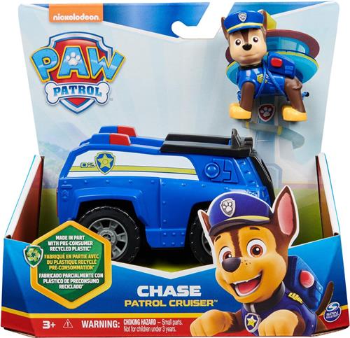 PAW Patrol - Chase's Patrol Cruiser - speelgoedauto met speelfiguur