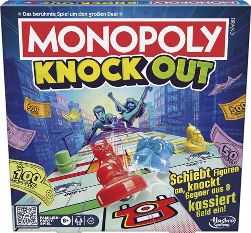 Monopoly Knockout, Bordspel, Economische simulatie, 8 jaar, 20 min