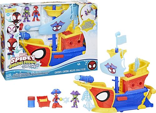 SPIDEY AMAZING FRIENDS 3IN PIRATE SHIP PLAYSET.