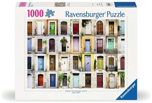 Ravensburger puzzel Beautiful Doors in the Provence - Legpuzzel - 1000 stukjes