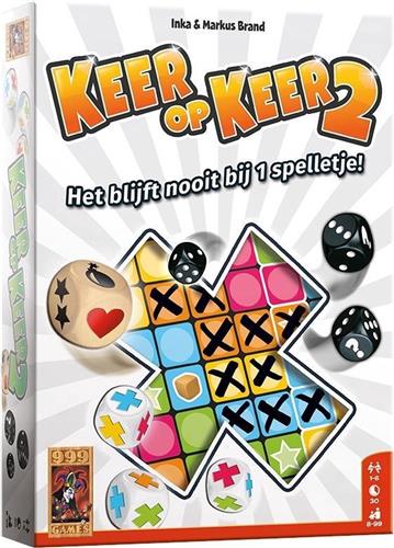 999 Games - Keer op Keer 2 - Dobbelspel - Met nieuwe dobbelstenen en mogelijkheden - Gezelschapsspel - Familiespel - Klein cadeautje