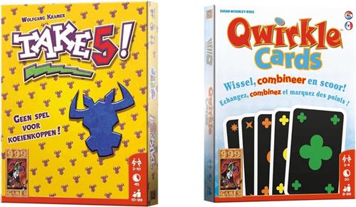 Spellenbundel - Kaartspellen - 2 Stuks - Take 5! & Qwirkle
