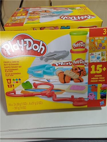 plah-doh dierenarts set