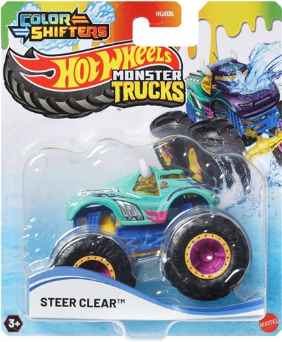 Hot Wheels Color Shifters Monster Trucks STEER CLEAR Vehicle, Monstertruck, 3 jaar, Metaal, Meerkleurig