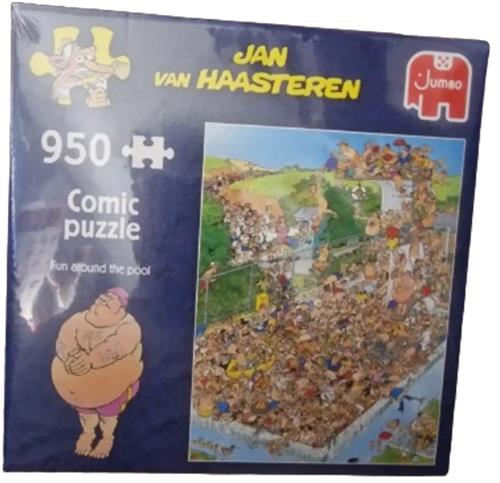 Jan van Haasteren Fun Around the Pool Puzzel 950 Stukjes