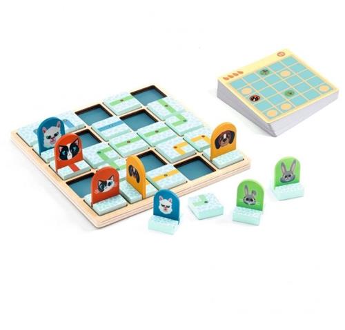 Djeco logicaspel Path Path Logic - FSC 100% houten spel.