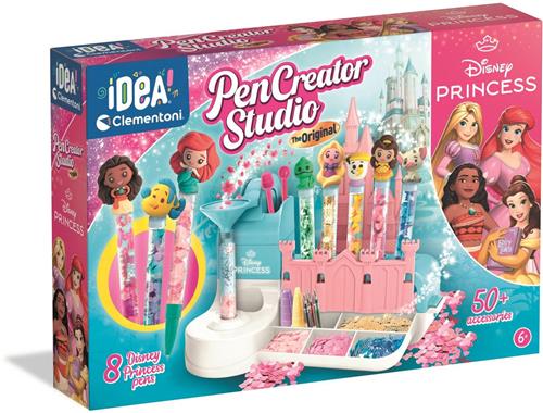 Clementoni - Idea - Pen Creator Studio - Zelf pennen maken - Disney Princess - vanaf 6 jaar