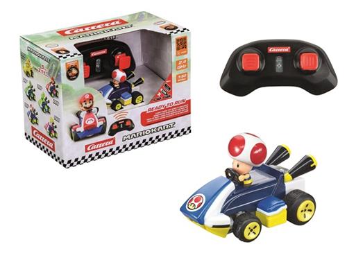 Carrera RC voertuig Auto - RC Auto Mini - Mario Kart - Toad - 6,2cm Lang - 2,4GHz RC Model Kant en Klaar - Carrera -