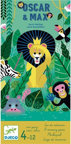 Djeco spel Oscar & Max - FSC MIX jungle gezelschapsspel.