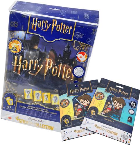 CRAFT BUDDY - HARRY POTTER CRYSTAL ART STICKER ALBUM STARTER.