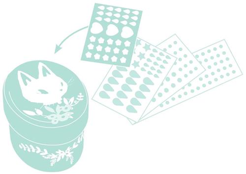 Djeco mozaïeken & stickers Schattig - creatieve knutselset voor kinderen.