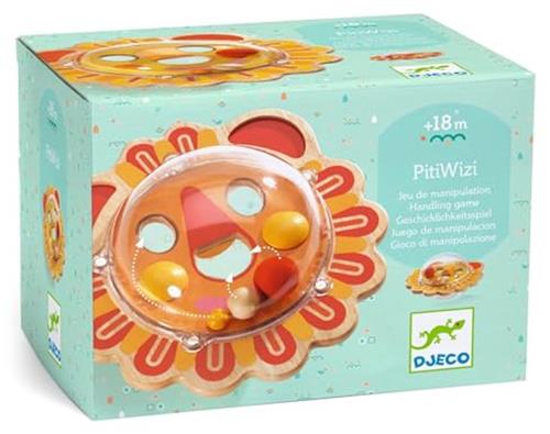 Djeco baby kleuren motoriekspel Piti Wizi houten speelgoed.